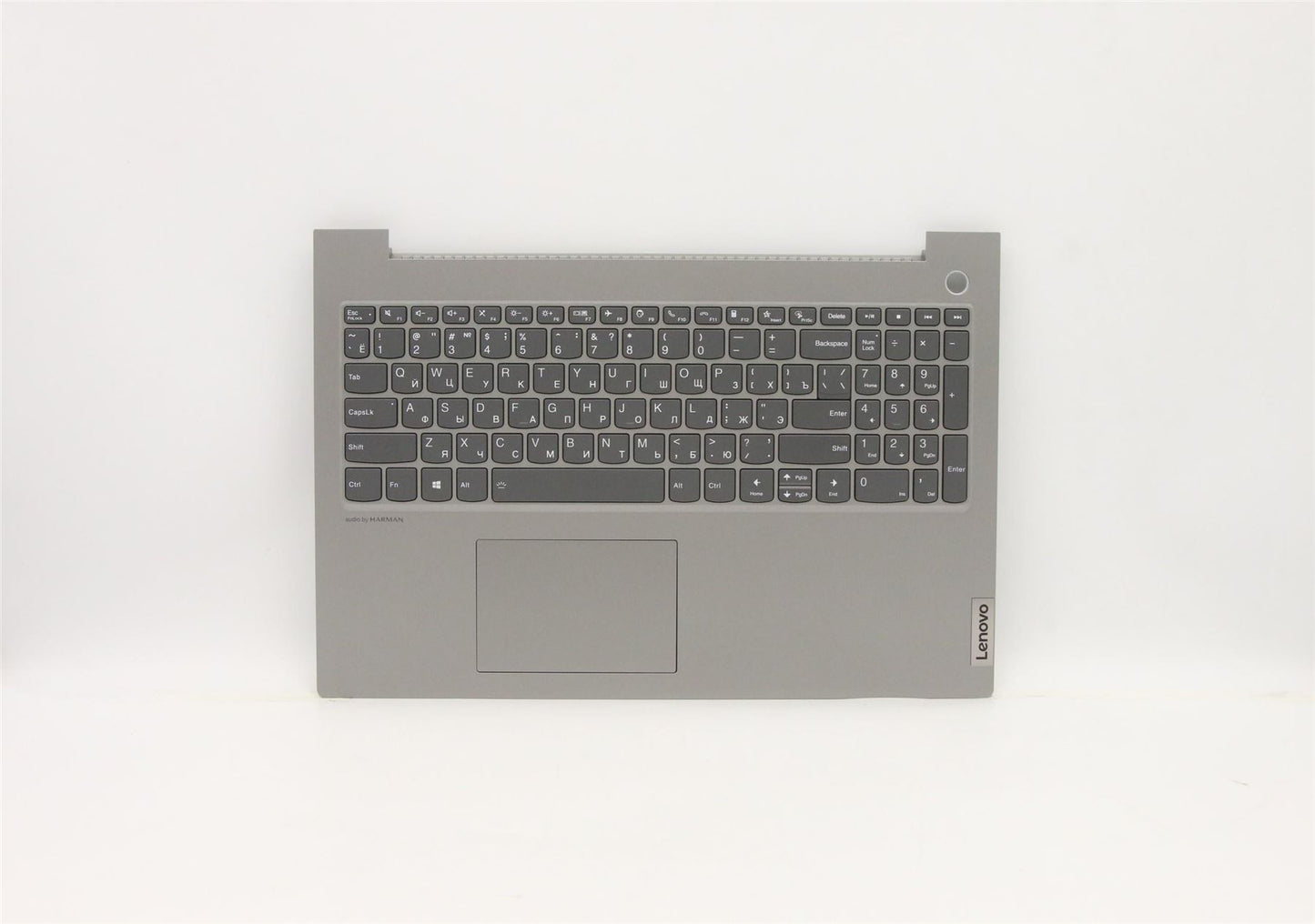 Lenovo 15p IMH Palmrest Cover Touchpad Keyboard Russian Mineral Grey 5CB1B07493
