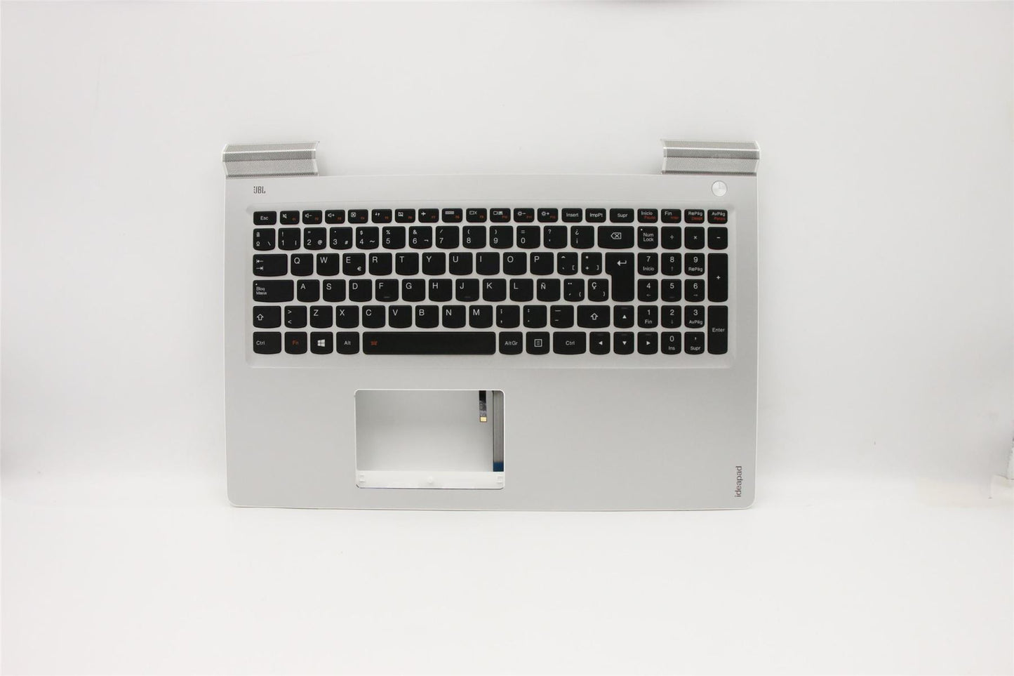 Lenovo IdeaPad 700 15ISK Keyboard Palmrest Top Cover Spanish Silver 5CB0L03478