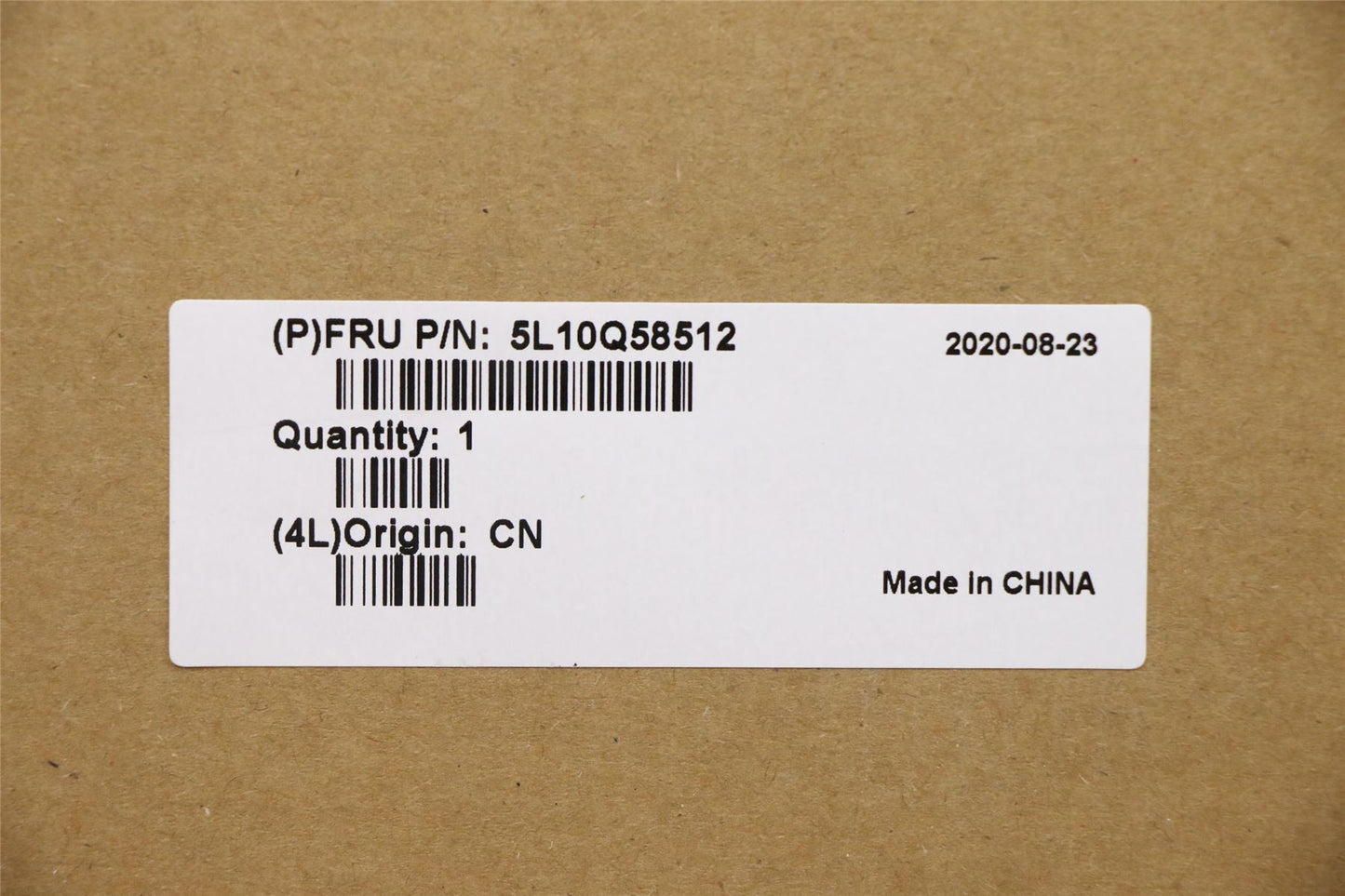 Lenovo 5L10Q58512 LABEL Label Kit 3N 20M3/20M4