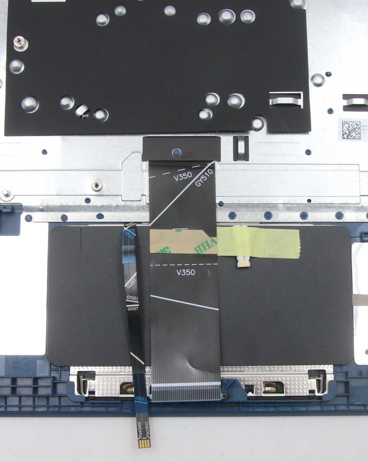 Lenovo IdeaPad 5-15ARE05 Palmrest Touchpad Cover Keyboard Nordic Blue 5CB0X56254