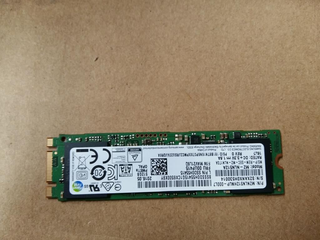 Lenovo Yoga 11e 3rd 260 11e 3rd Gen X1 1st Gen Solid State Drive SSD 00UP620