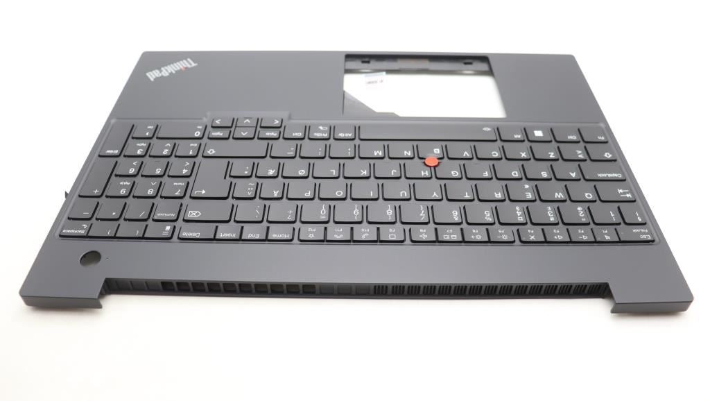 Lenovo ThinkPad E16 Gen 1 Keyboard Palmrest Top Cover Norwegian Black 5M11L65256