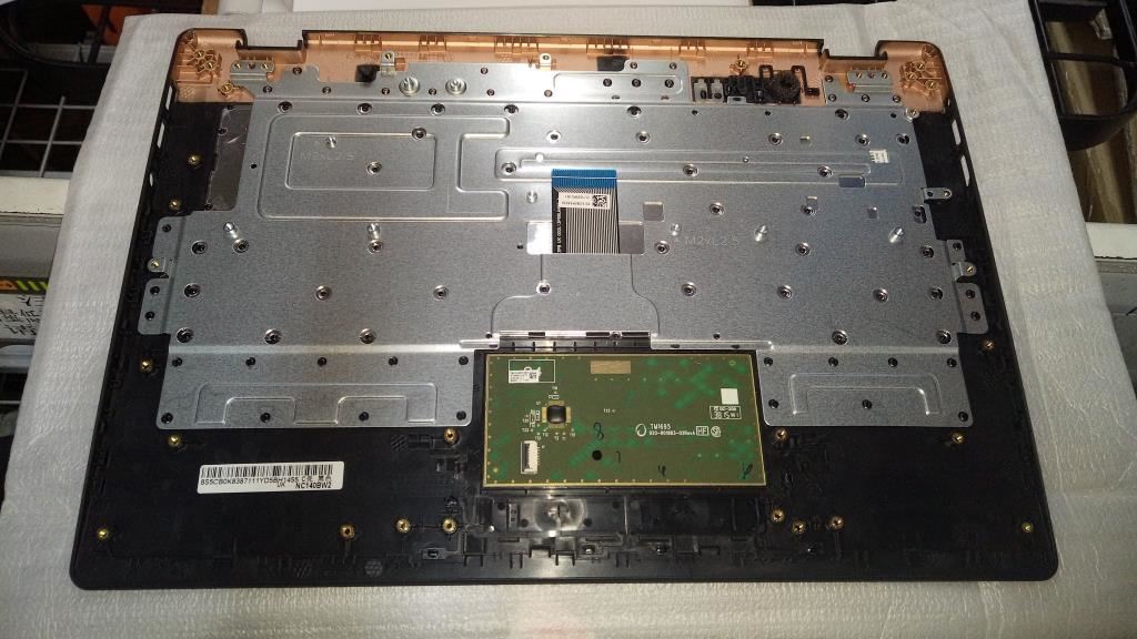 Lenovo IdeaPad 100S-14IBR Palmrest Cover Touchpad Keyboard Belgian 5CB0K65038