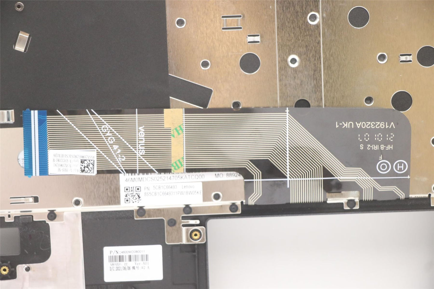 Lenovo Upper Case ASM_ND W 82HU FNB GY 5CB1C66493