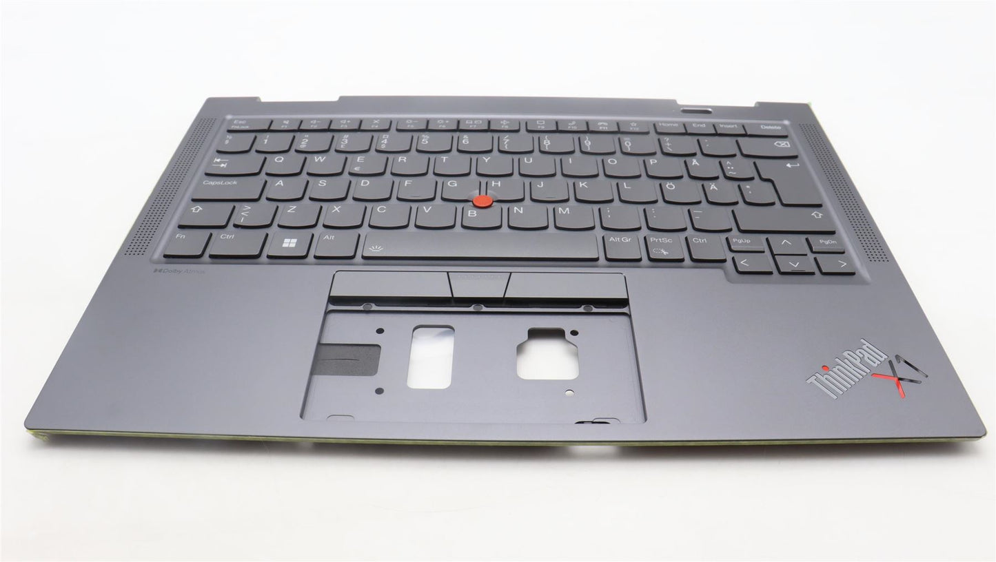 Lenovo ThinkPad X1 8th Gen Keyboard Palmrest Top Cover Grey Backlit 5M11H62329