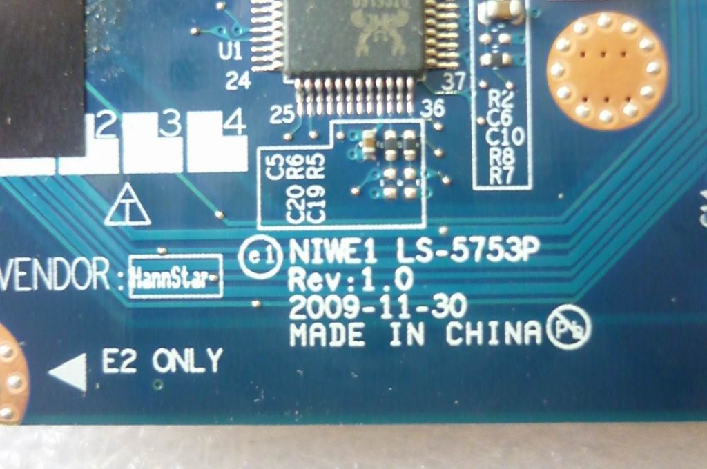 Lenovo NIWE2 READER-15.6 Card Reader Board 11011875