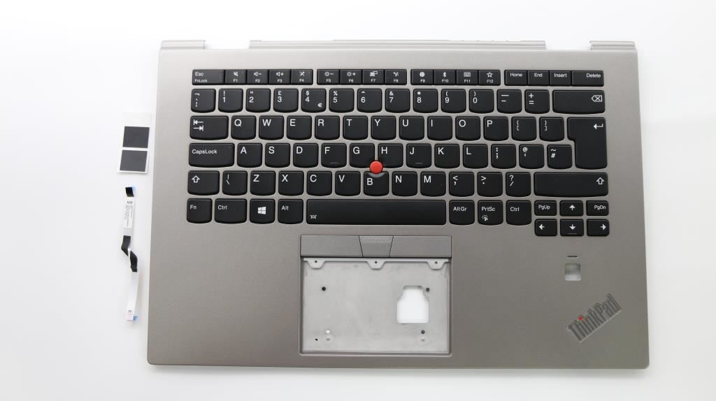 Lenovo ThinkPad X1 3rd Gen Palmrest Cover Keyboard Slovenian Silver 01LX975