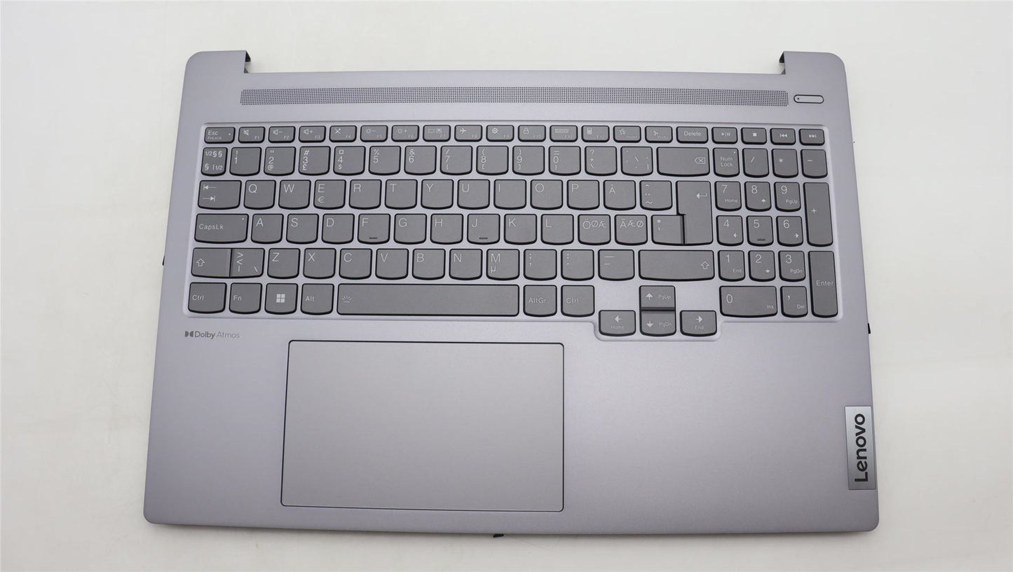 Lenovo IdeaPad 5 16IRH8 Palmrest Cover Touchpad Keyboard Nordic 5CB1L44974