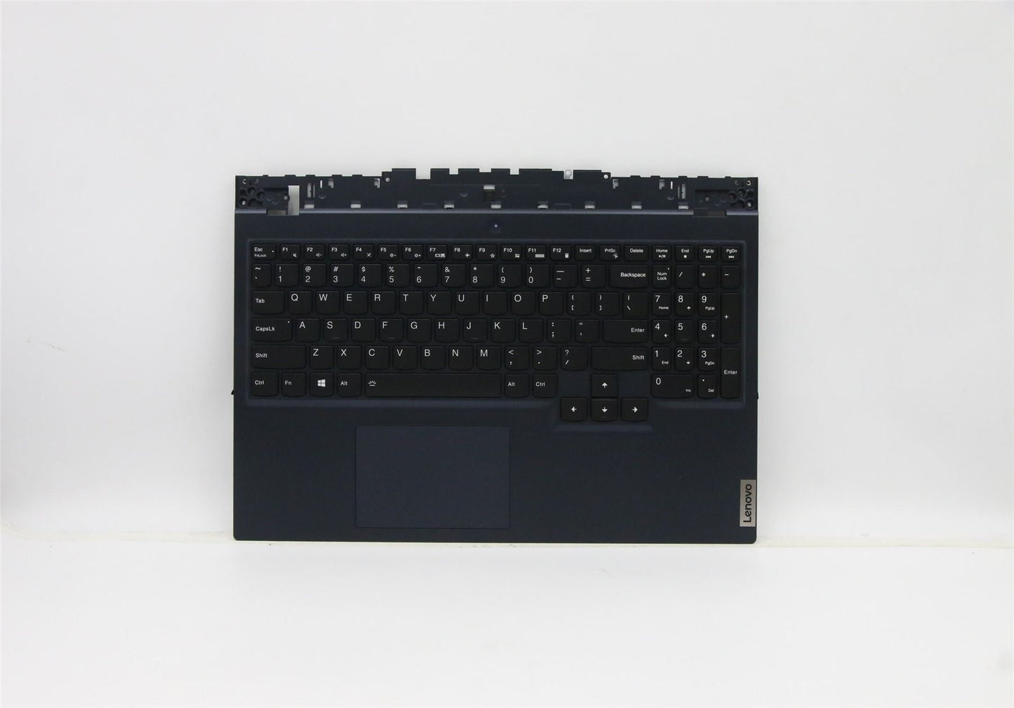 Lenovo 5 15ACH6H Palmrest Cover Touchpad Keyboard US Blue Backlit 5CB1C74805