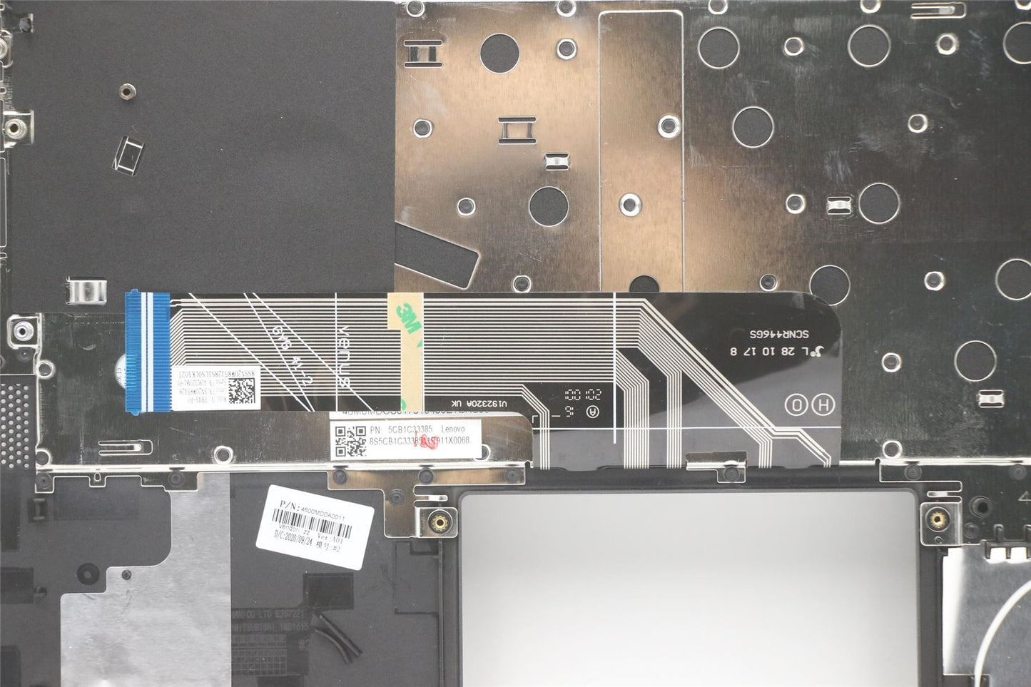 Lenovo IdeaPad 5-14ALC05 Palmrest Cover Keyboard Portuguese Grey 5CB1C33385