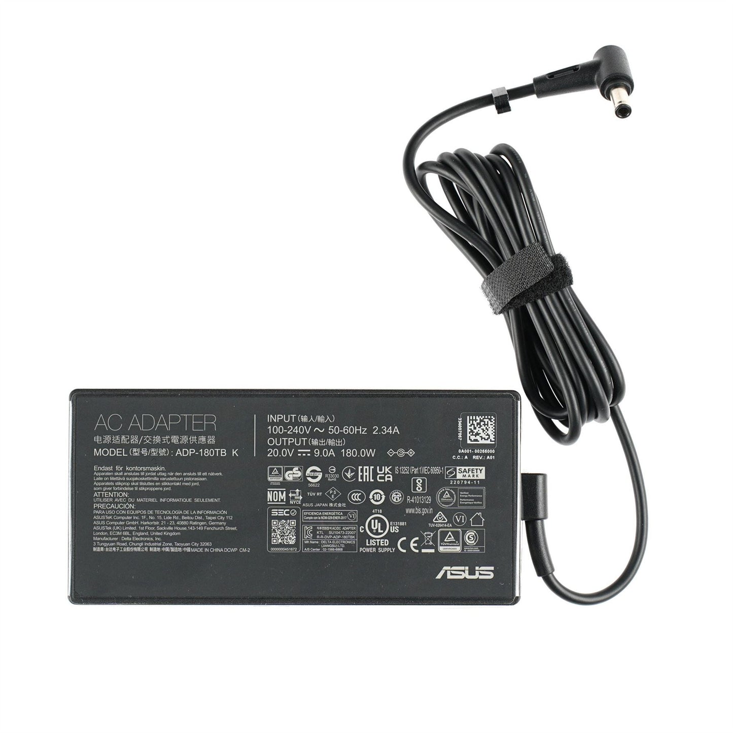 Asus Adapter 180W 20V 3Pin 6Phi 0A001-00265200 0A001-00263300 0A001-00264800