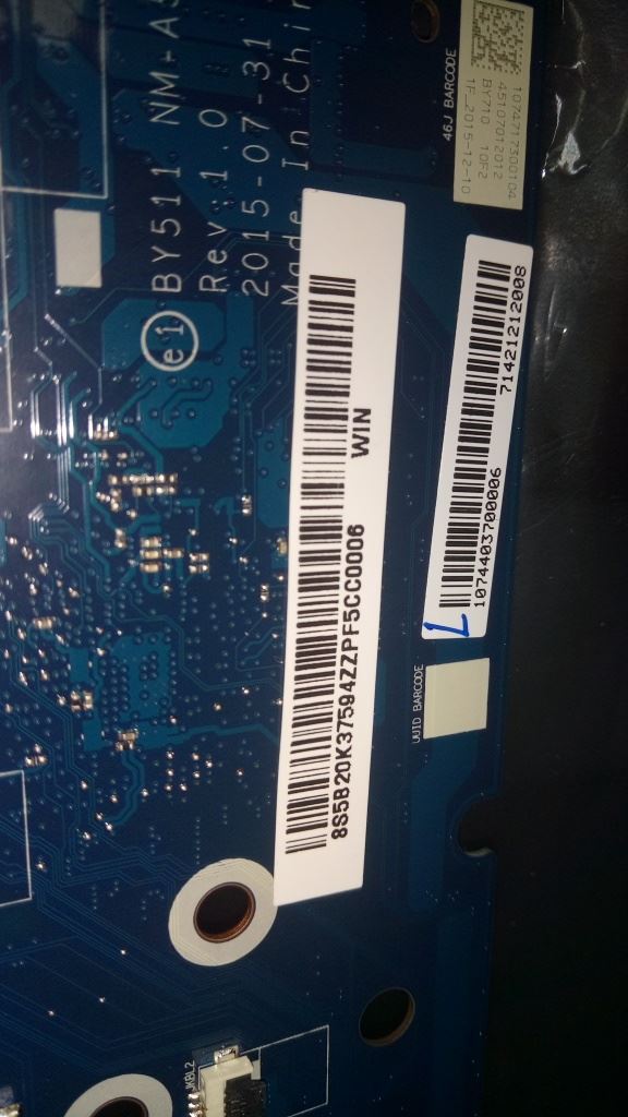 Lenovo IdeaPad Y700-17ISK Motherboard Mainboard I5-6300 4GB DIS 5B20K37594