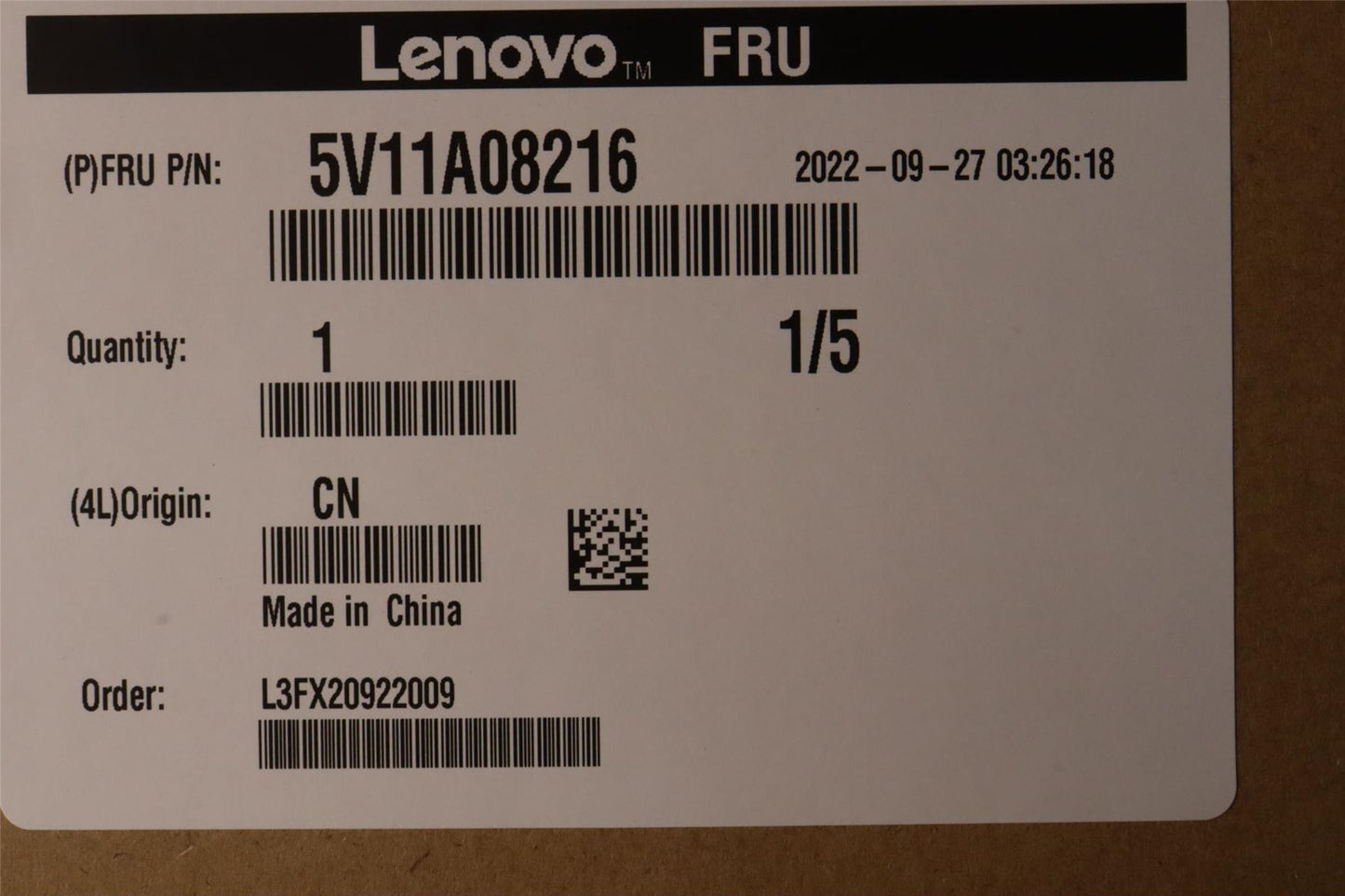 Lenovo ThinkStation P620 GPU Graphics Card 5V11A08216