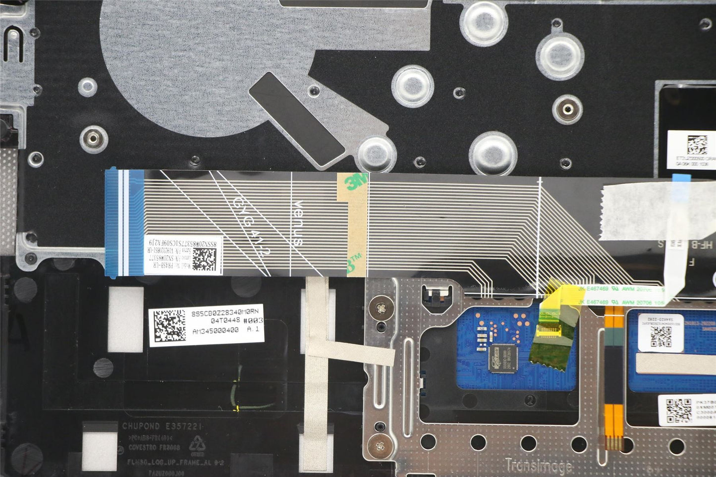 Lenovo Upper C82ES AL_DUC FP BLKB_UKR 5CB0Z28338
