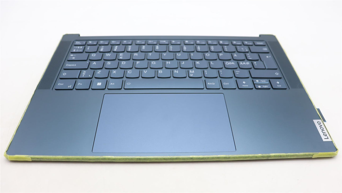 Lenovo Yoga 7 14APU8 Palmrest Cover Touchpad Keyboard Nordic 5CB1L80578