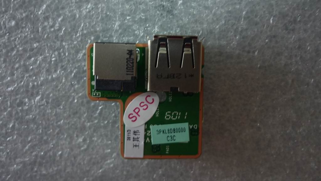 Lenovo KL8 USB/DC-IN USB DC-In Board 11013557