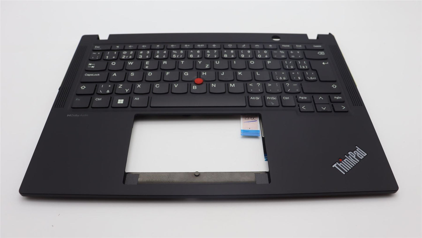 Lenovo ThinkPad X13 Gen 4 Keyboard Palmrest Top Cover Black 5M11H88977
