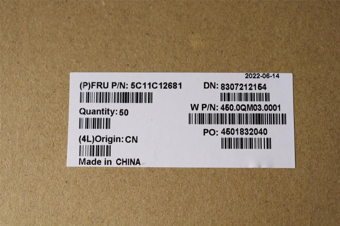 Lenovo ThinkPad X13 Gen 3 P16 Gen 1 Sensor Board Cable 5C11C12681