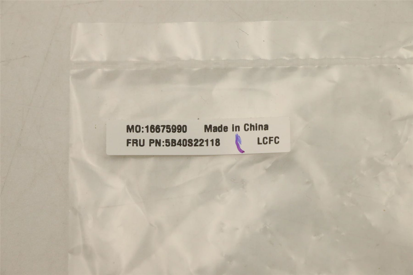 Lenovo Bracket L 82RF MB_HOOK 5B40S22118