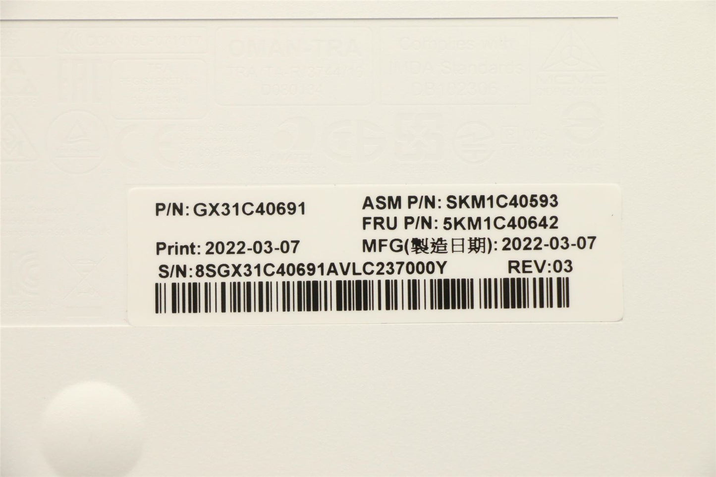 Lenovo Primax R71_G2 2.4G WTG AR 5KM1C40642