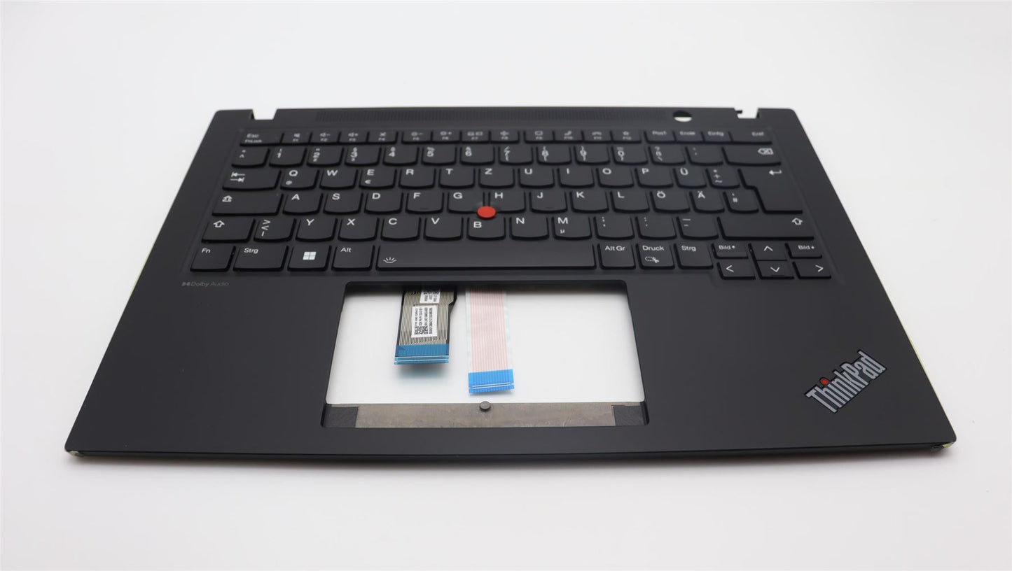 Lenovo ThinkPad T14s Gen 4 Keyboard Palmrest Top Cover German Black 5M11L59333