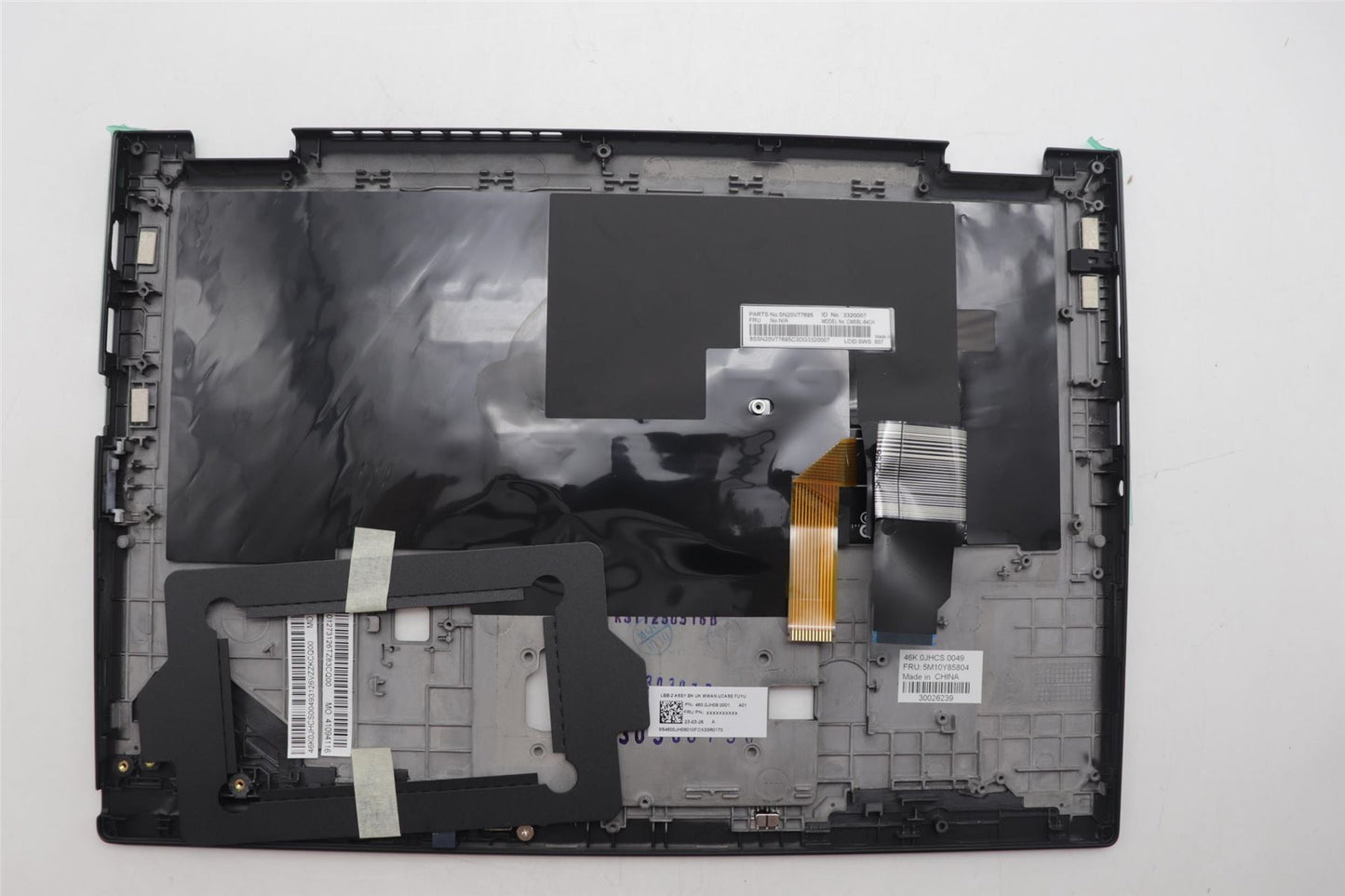 Lenovo Yoga X13 1 Keyboard Palmrest Top Cover Swiss Black Backlit 5M10Y85804
