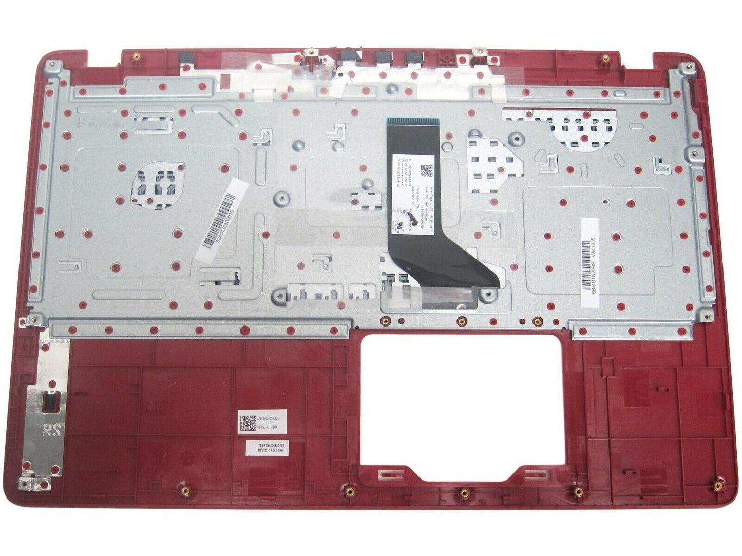Acer Aspire ES1-523 ES1-533 ES1-572 Palmrest Cover Keyboard UK Red 6B.GD1N2.009