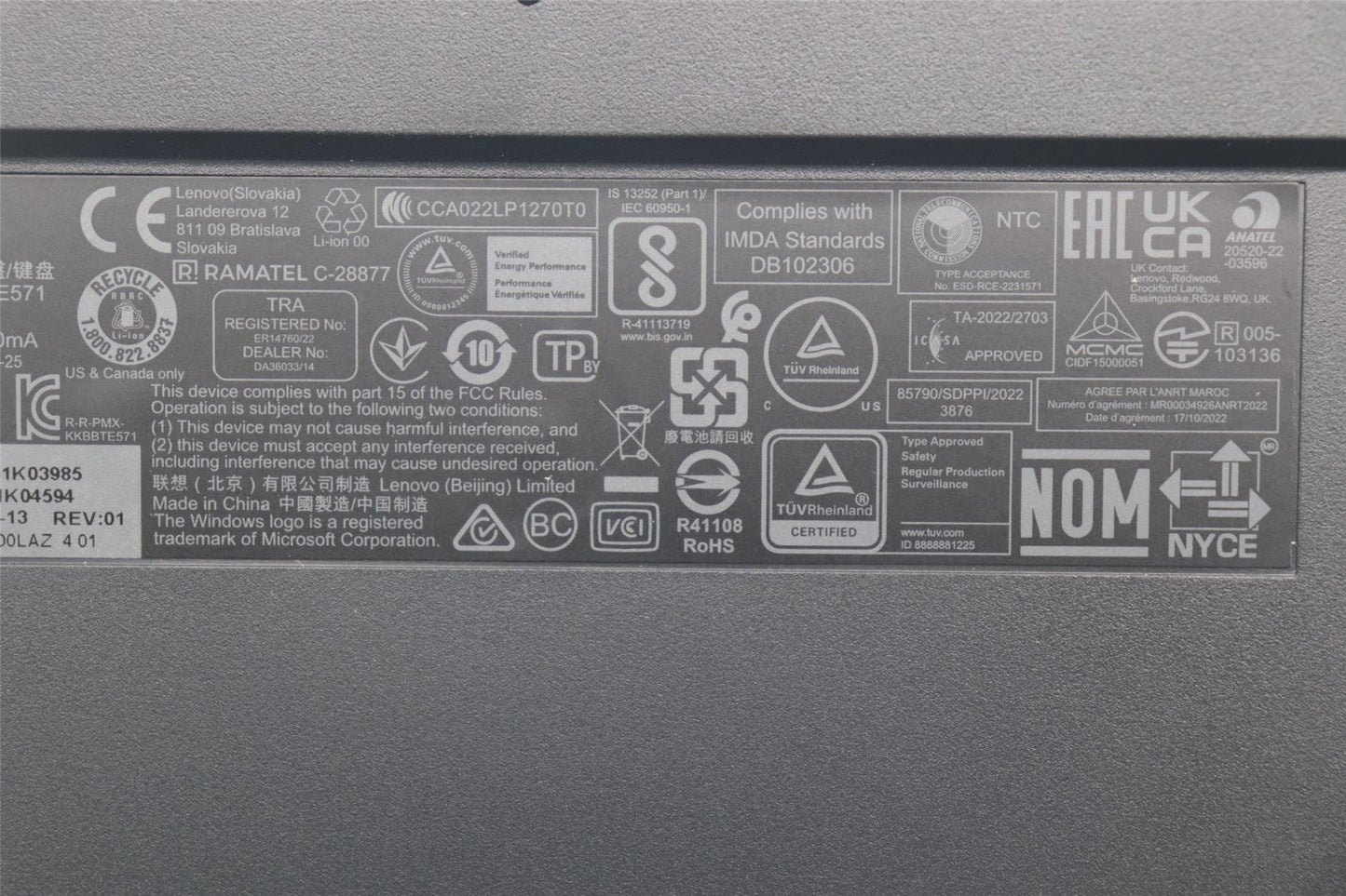 Lenovo Slim KB II-Bulgarian 5D51K04594