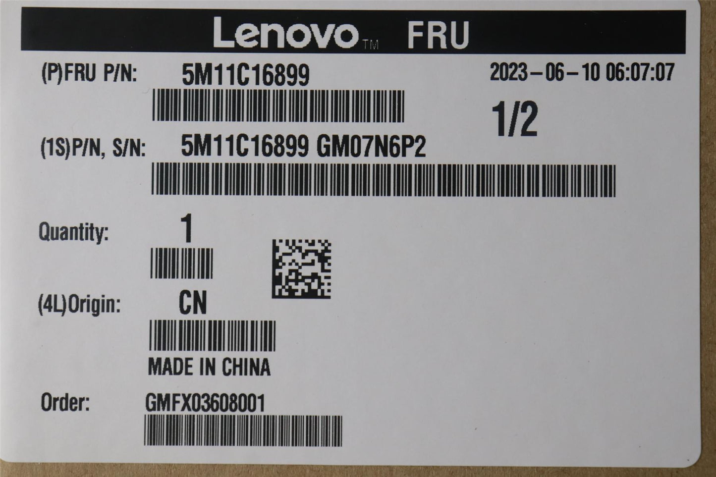 Lenovo ThinkStation P7 Front IO Board USB Kit 5M11C16899