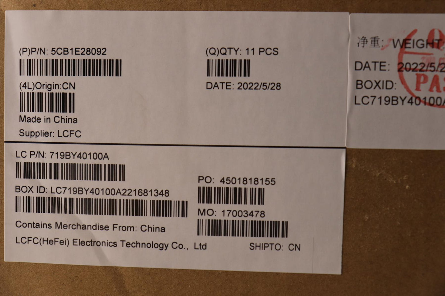 Lenovo ThinkPad T15 2 Bottom Base Lower Chassis Cover Grey 5CB1E28092