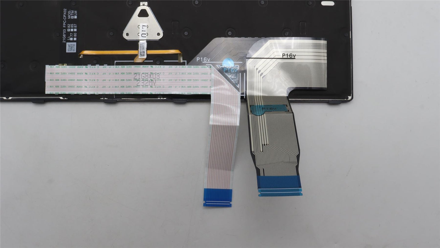 Lenovo ThinkPad P16v 1 P16s 2 L15 4 T16 2 Keyboard Norwegian Black 5N21K05038