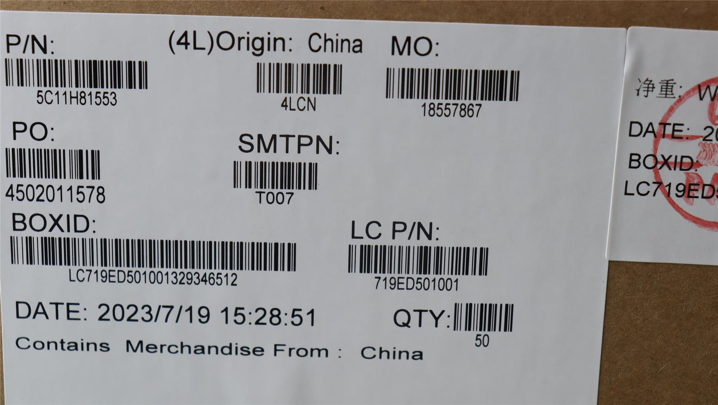 Lenovo FRU CABLE X13YG4_CLICK_SCR_NFC_FPC 5C11H81553