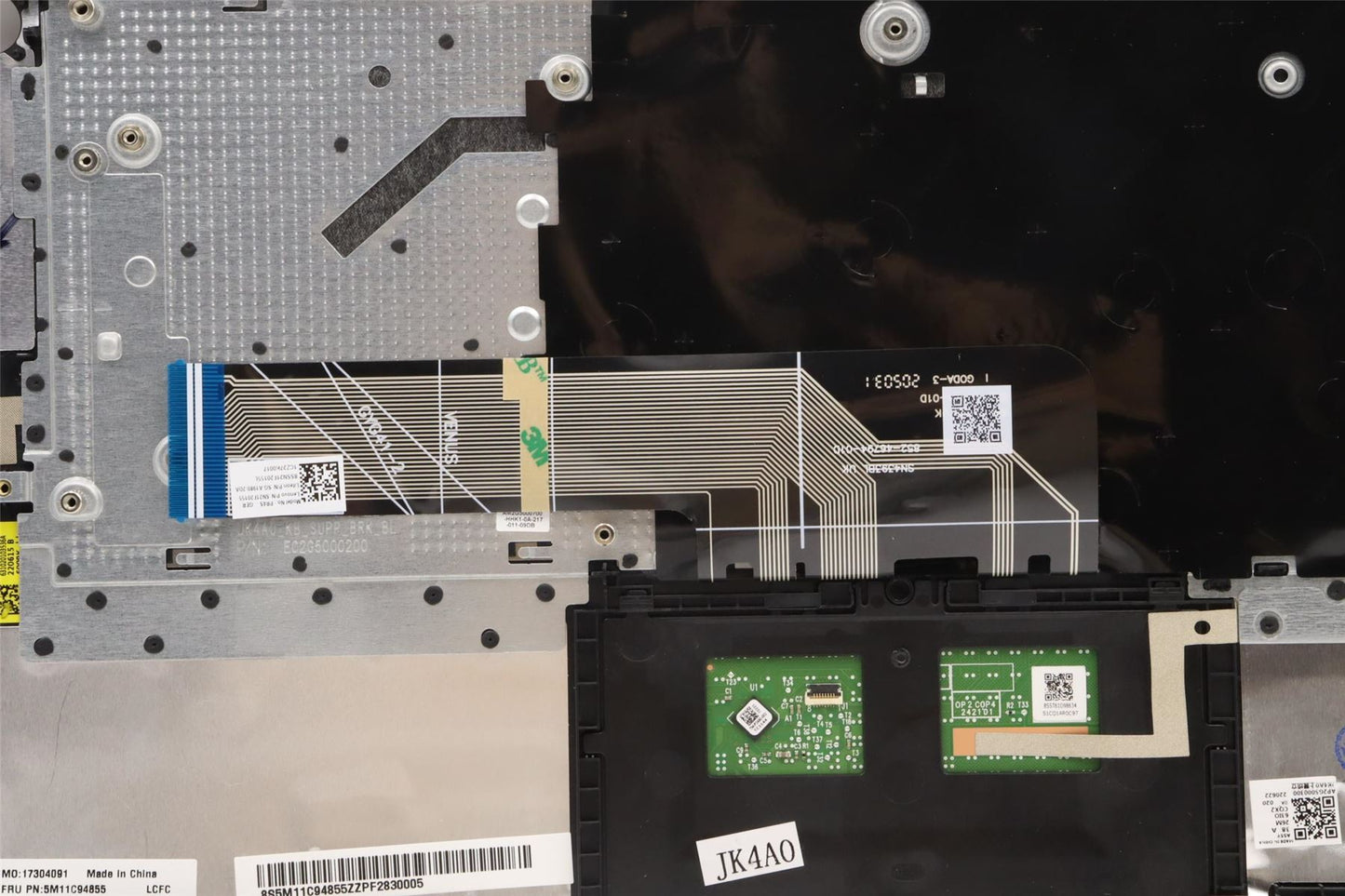 Lenovo MECH_ASM FRU KB w/Cc GER(Chi)FPR UK BK 5M11C94854