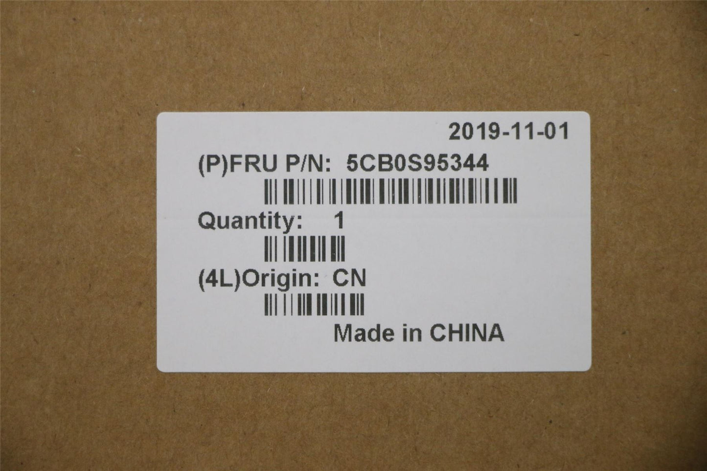 Lenovo ThinkPad L13 2 L13 LCD Cover Rear Back Housing Silver 5CB0S95344