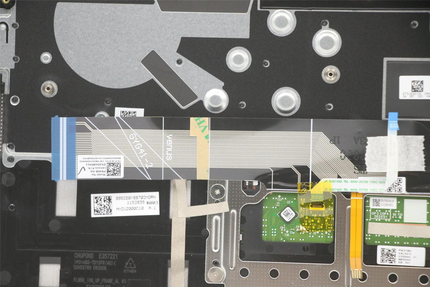 Lenovo IdeaPad 5 14ALC05 Palmrest Cover Touchpad Keyboard Hungarian 5CB1C13327