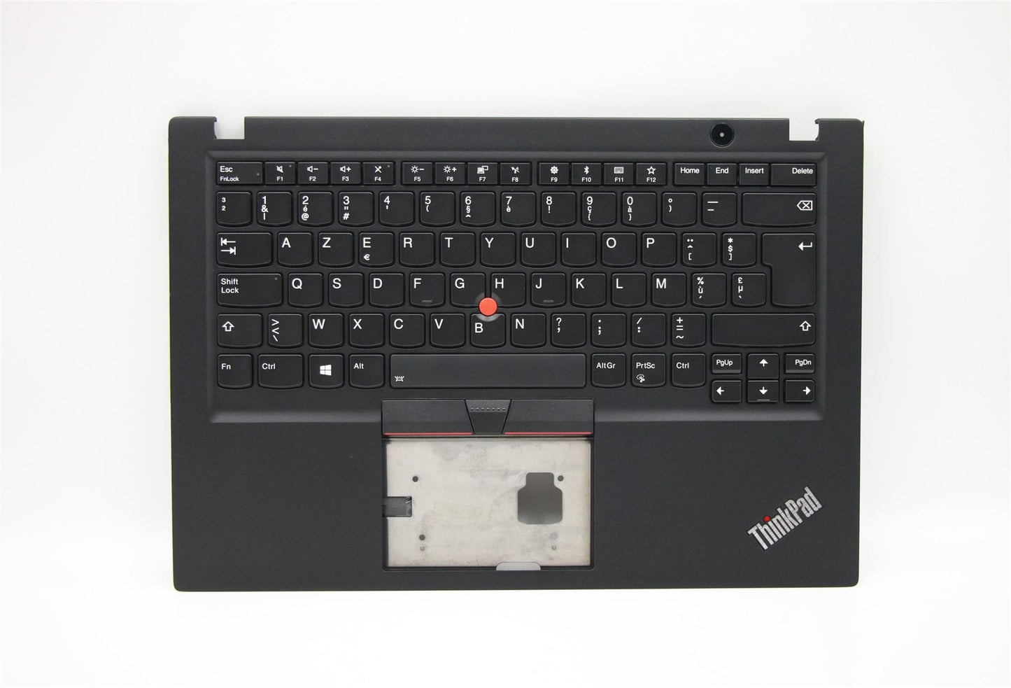 Lenovo ThinkPad T490s Keyboard Palmrest Top Cover Belgian Black Backlit 02HM202