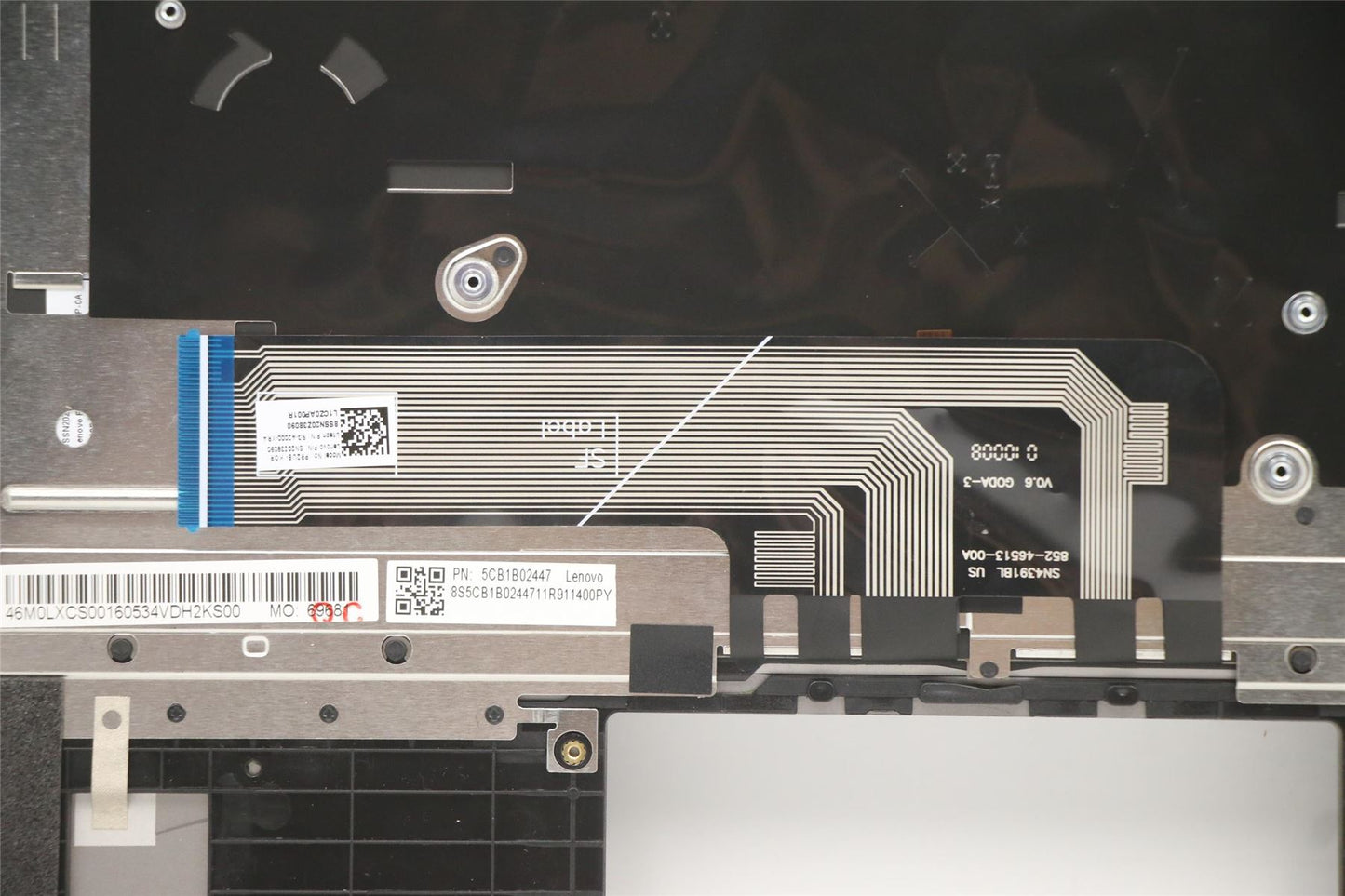 Lenovo Upper Case ASM_KOR W 20V9 MG 5CB1B02447