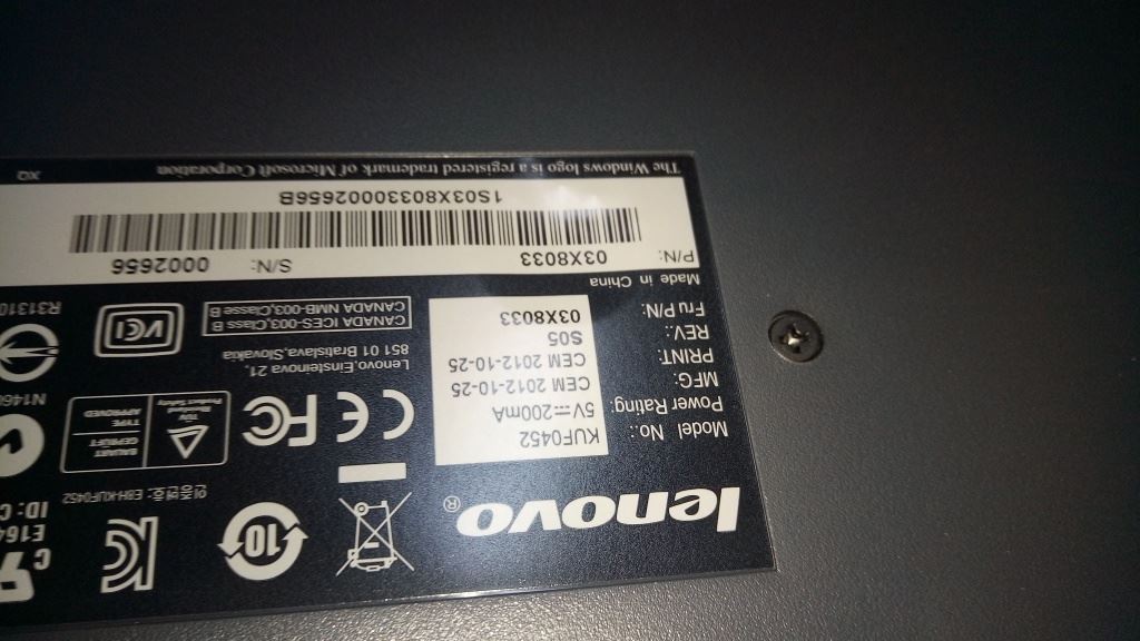 Lenovo KB-Thailand Keyboard 03X8033