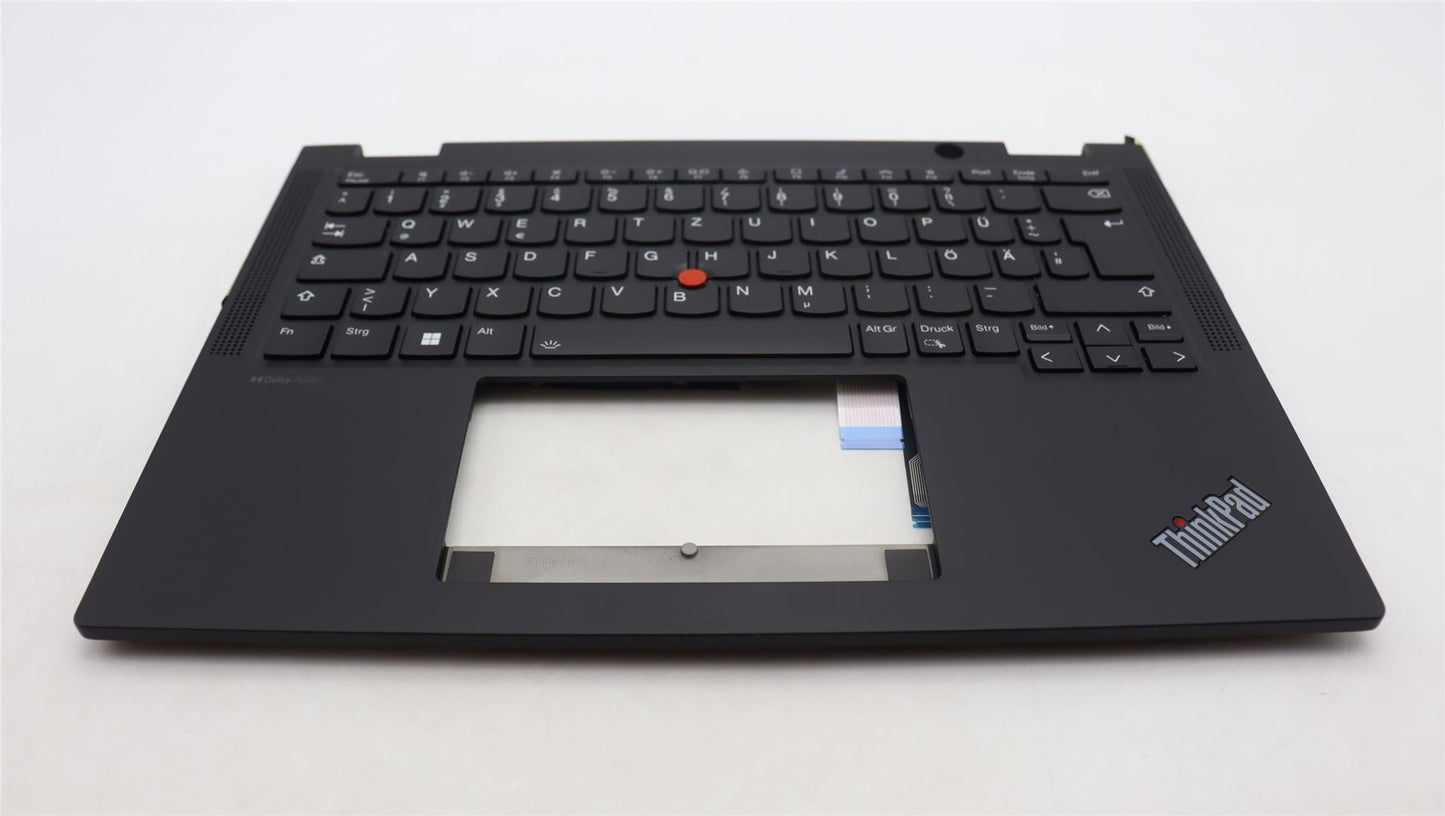 Lenovo Yoga X13 Gen 4 Palmrest Cover Keyboard German Black 5M11L64228