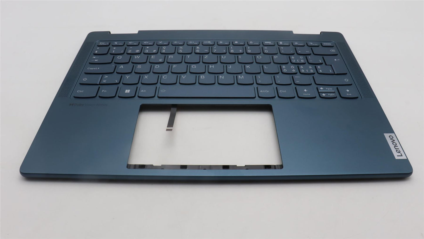 Lenovo Yoga 7 14ARP8 Keyboard Palmrest Top Cover Switzerland 5CB1L48333