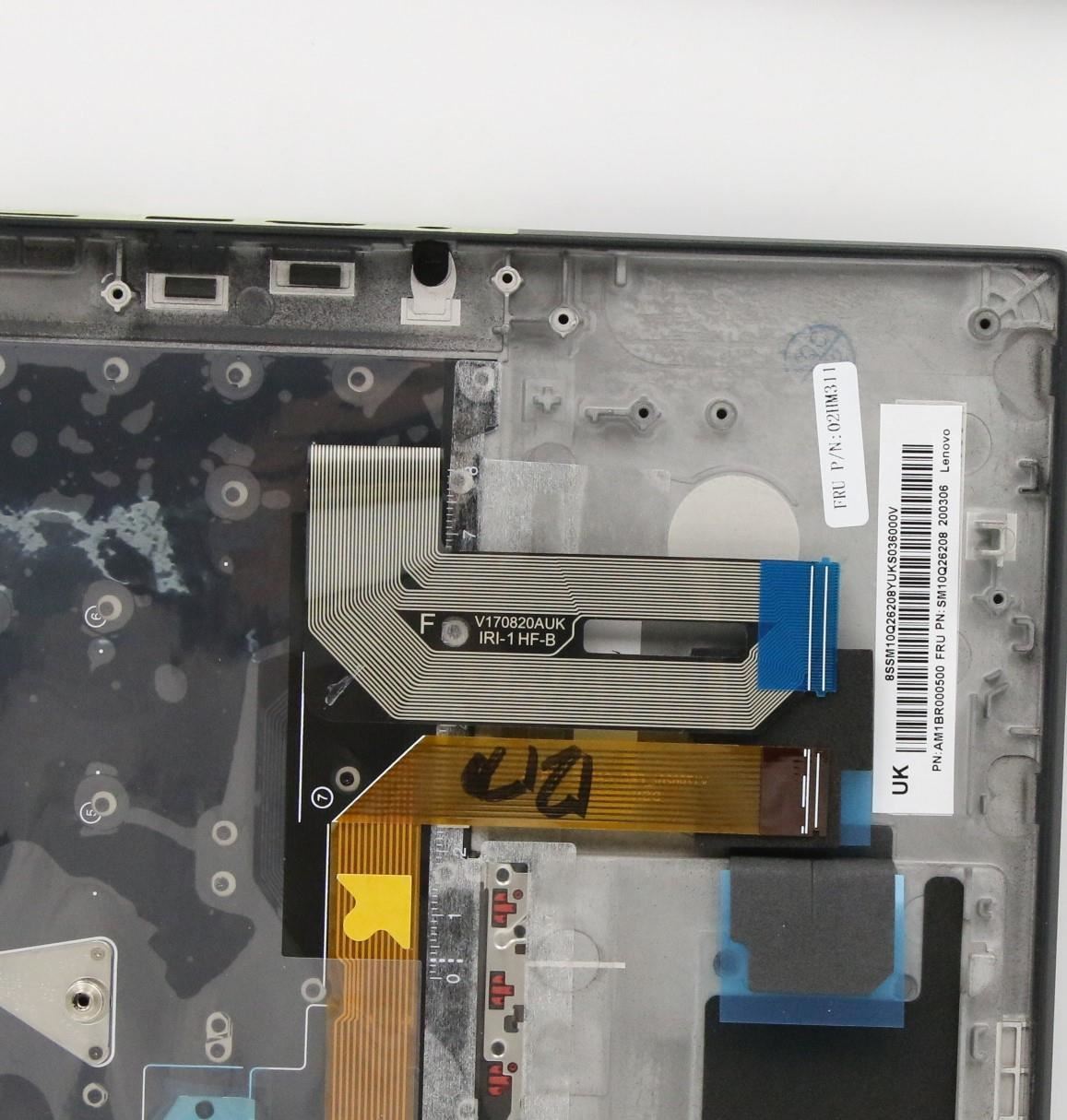 Lenovo ThinkPad T490s Keyboard Palmrest Top Cover Brazil Portuguese 02HM275