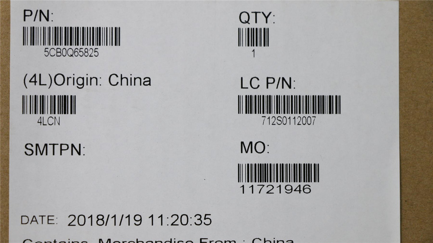 Lenovo LCD Cover L 80Y8 UHD PTN GE 5CB0Q65825