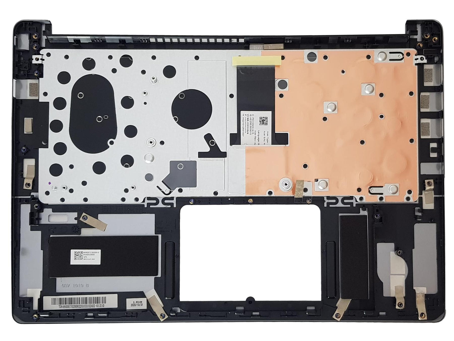 Acer Swift SF314-56G Palmrest Cover Keyboard Belgian Silver 6B.GXLN1.004