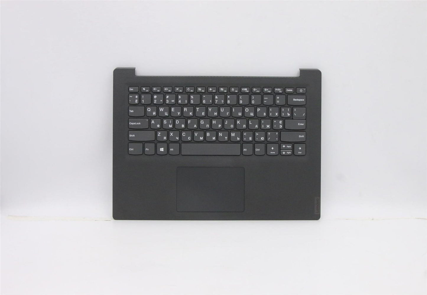 Lenovo V14 IIL Palmrest Cover Touchpad Keyboard Ukrainian Iron Grey 5CB0X57143