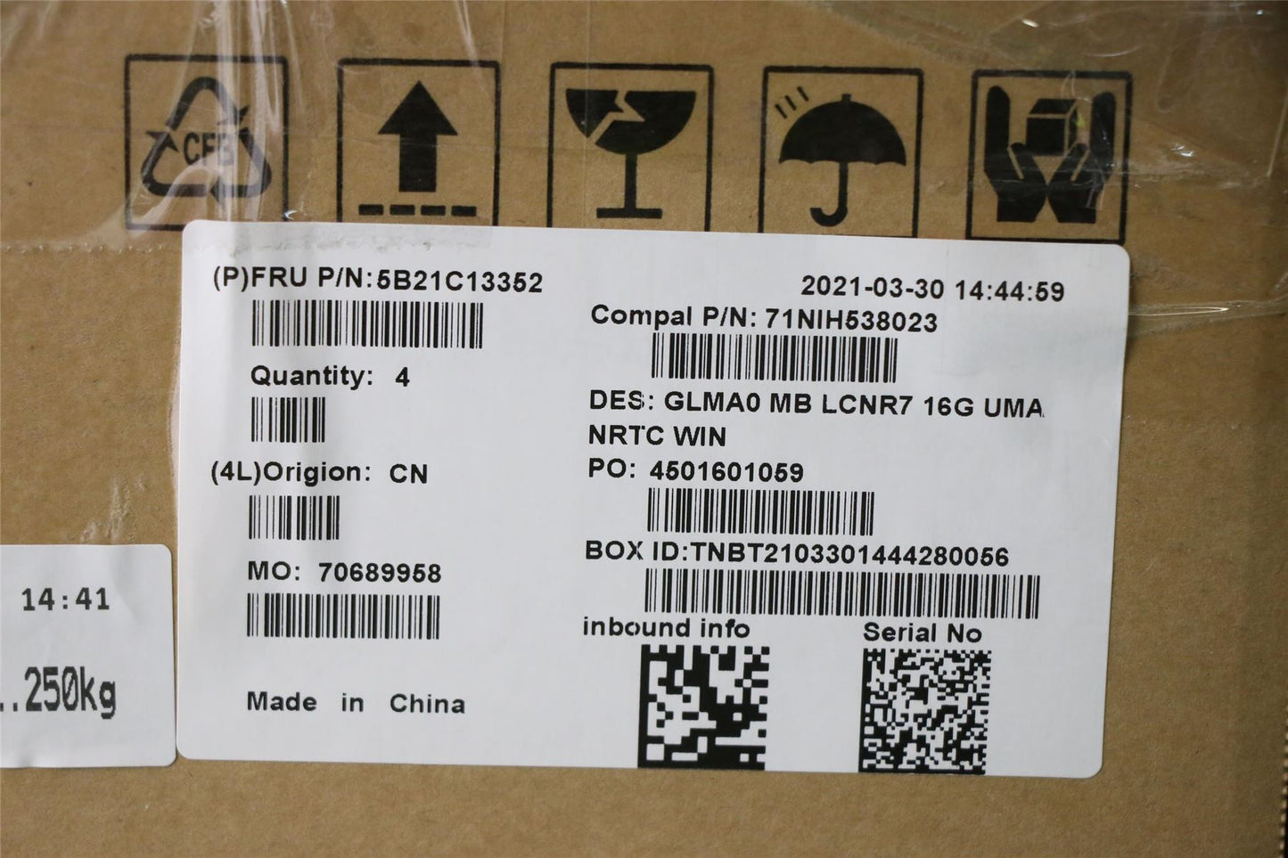 Lenovo IdeaPad 5 14ALC05 Motherboard Mainboard UMA AMDR75700U 16G 5B21C13352