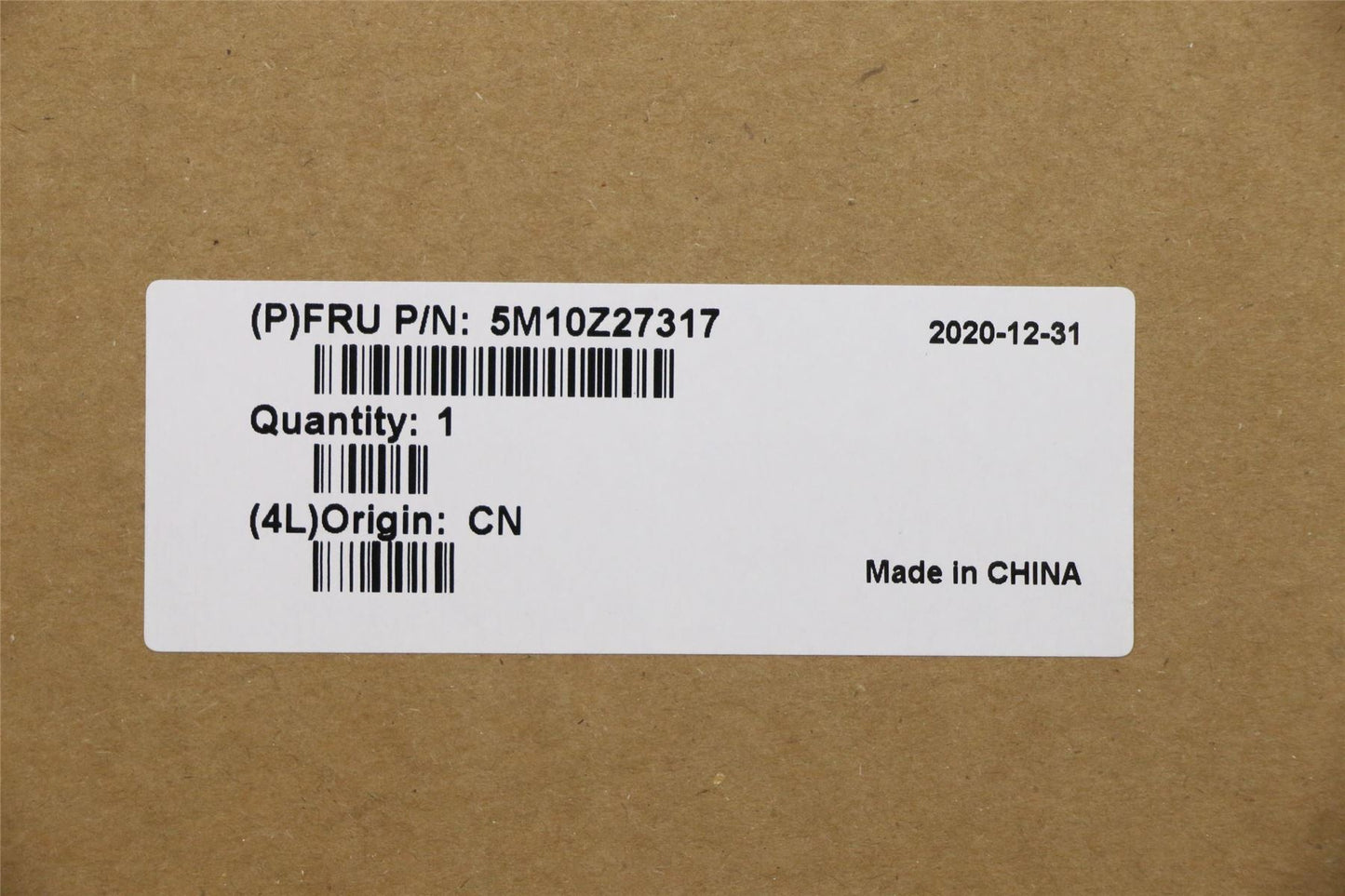 Lenovo MECH_ASM FRU KB Cc_PT_FP_BK_US_EURO ENG 5M10Z27317