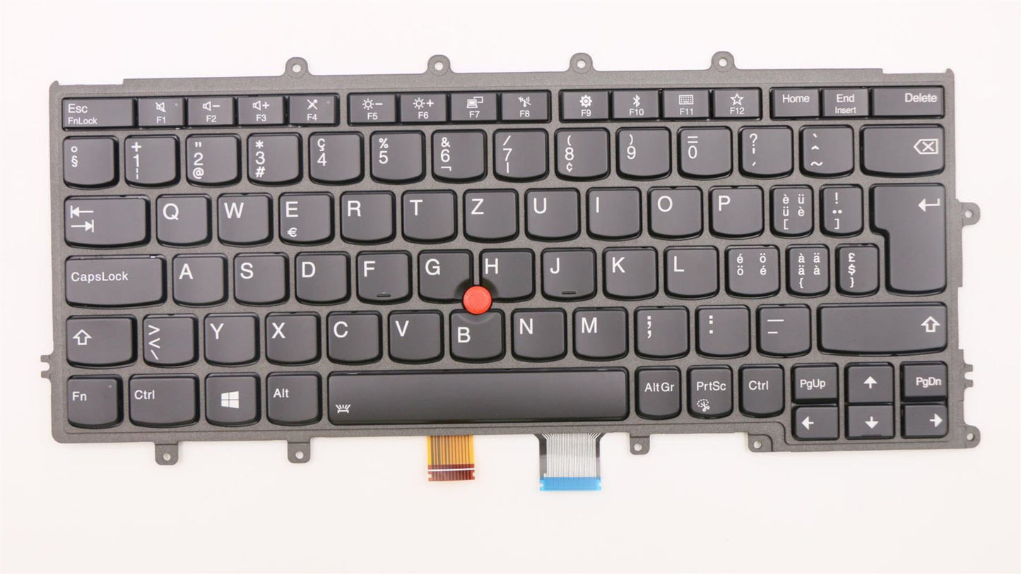 Lenovo ThinkPad X270 A275 Keyboard Swiss Black Backlit 01EP012