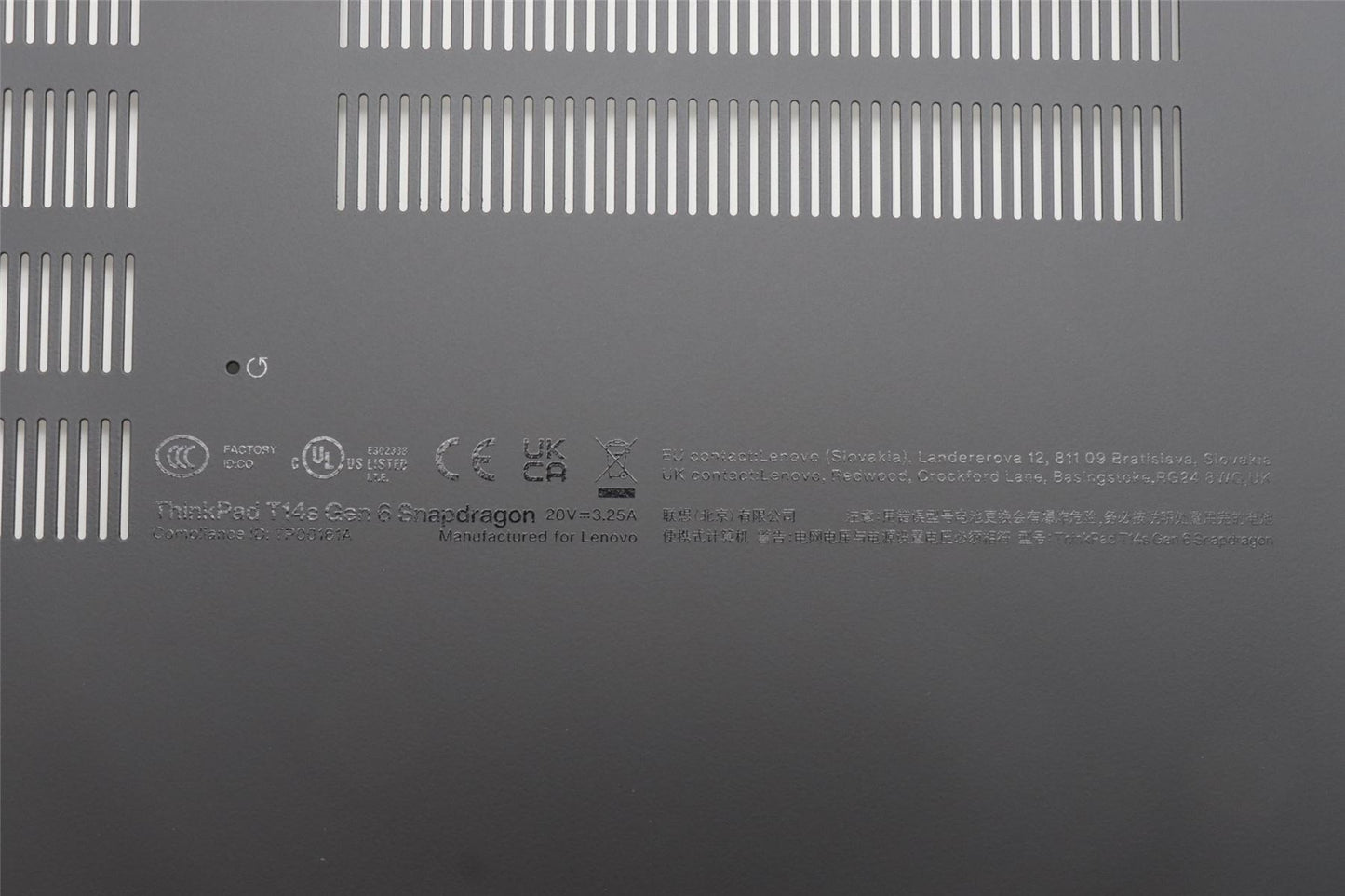 Lenovo MECH_ASM BASE,COVER,WLAN,BODA 5M11Q25825