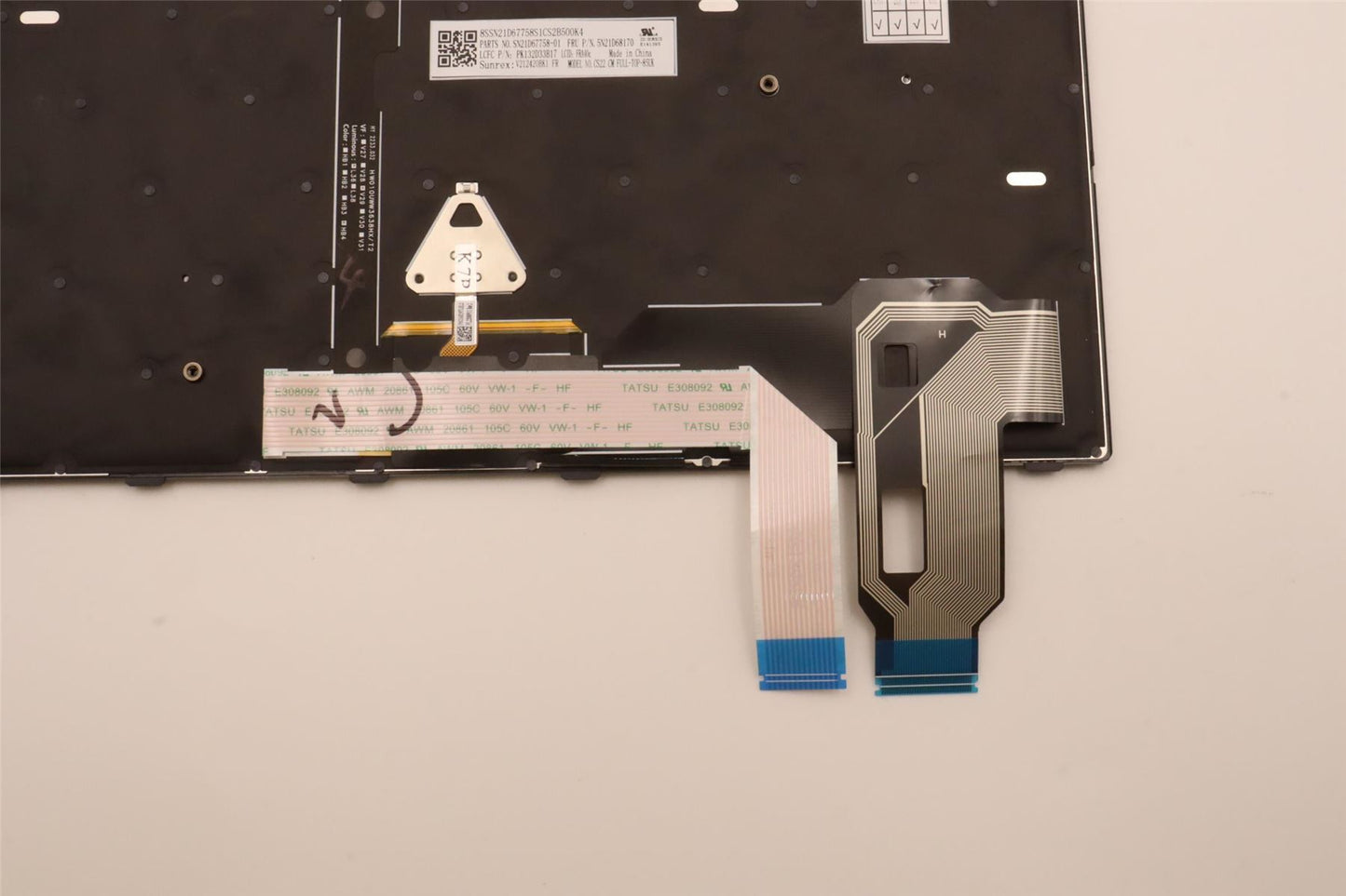 Lenovo ThinkPad P14s 4 P14s 3 L14 4 T14 4 T14 3 Keyboard French Black 5N21D68170