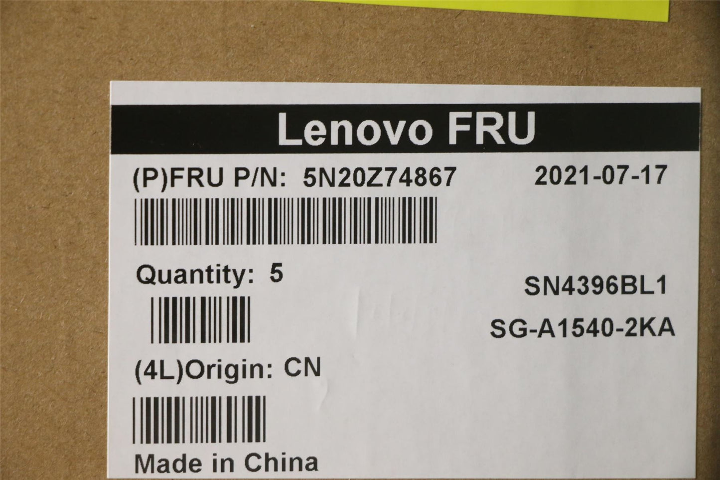 Lenovo ThinkPad T15g 1 P15 1 Keyboard Danish Black Backlit 5N20Z74867
